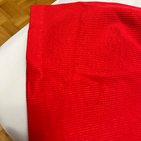 Urban Outfitters Seamless Halter Crop Top, Red, Size M - Picture 4 of 4